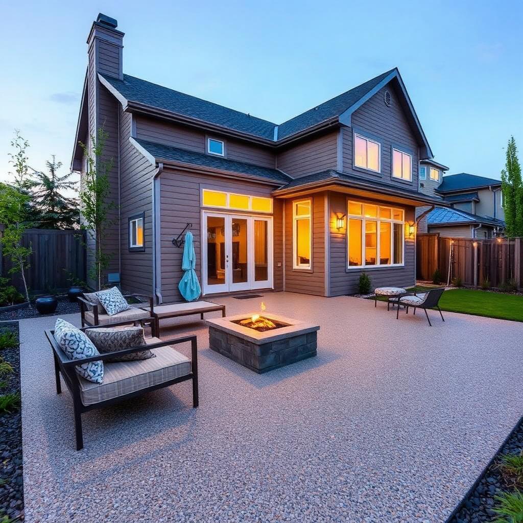 SiteWorx Concrete Calgary backyard patios project