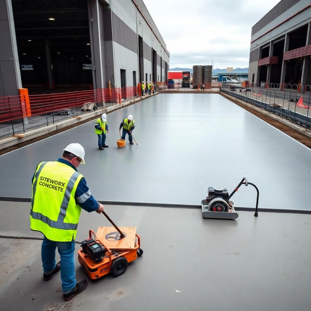 SiteWorx Concrete Calgary commercial work project