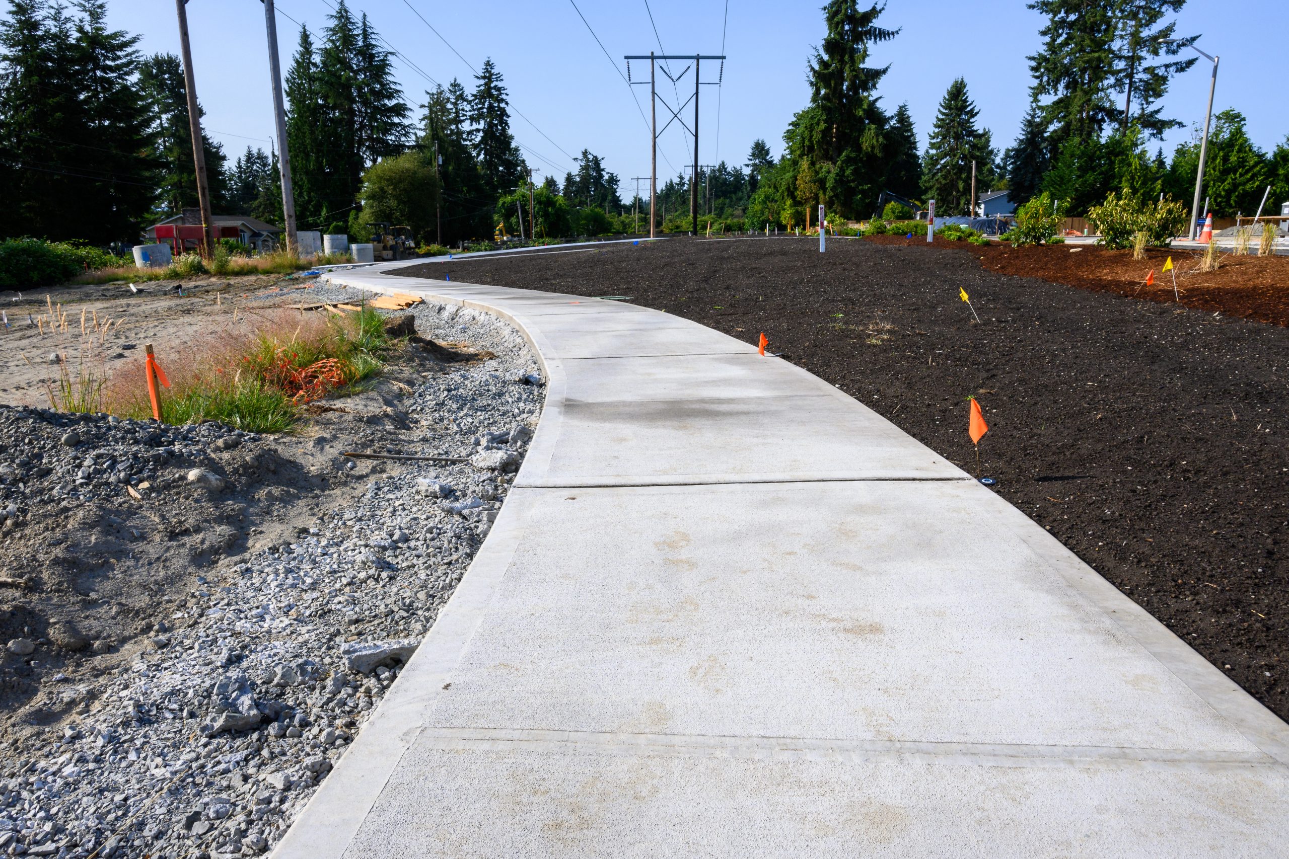 Commercial concrete slab and flatwork project by SiteWorx Concrete Calgary